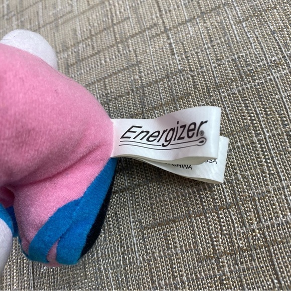 Vintage 1997 Eveready Energizer Bunny Battery Powered Plush 7" Beanbag Toy - Picture 6 of 9